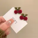 Soft Cherry Baby Clips