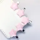 Pink Star Baby Clips