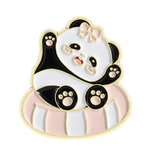Baby Panda Green Pin